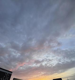 夕焼けの空 夕焼けの空の写真