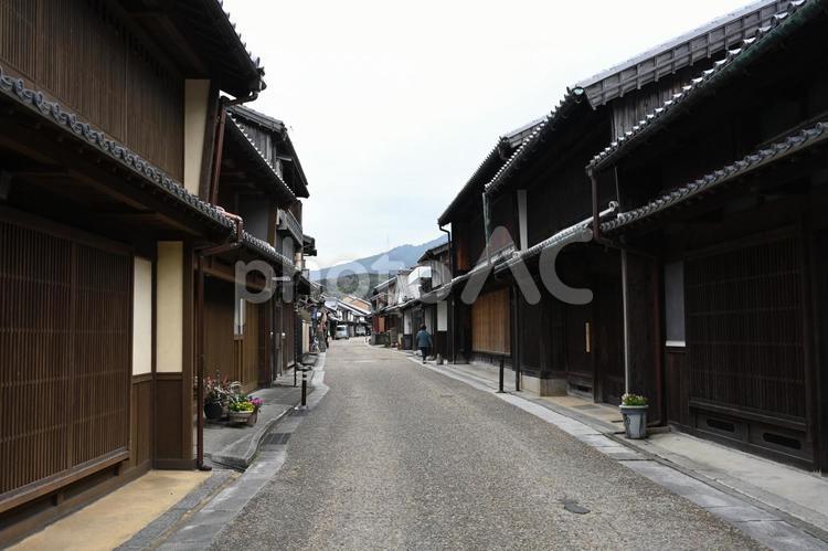 関宿・宿場町東海道五十三次 関宿,宿場町,東海道の写真素材