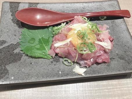 刺身ユッケ 刺身ユッケの写真
