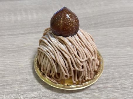 秋のスイーツ モンブラン 秋のスイーツ モンブラン 食べ物,お菓子,スイーツの写真素材