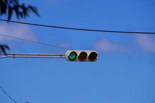 Blue signal, JPG