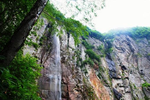 Photo, shinshu, suzaka, yonago waterfall, 