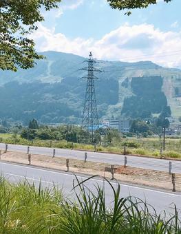 高速道路 高速道路 高速道路,道路,公共交通機関の写真素材