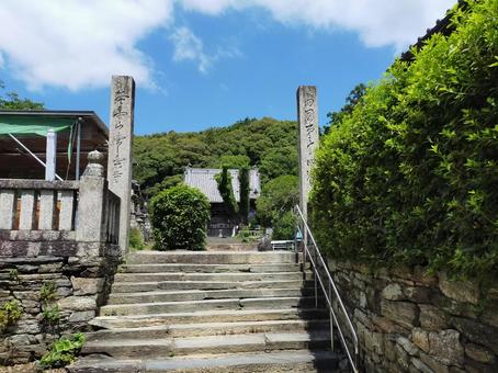 十四番札所常楽寺 十四番札所常楽寺 十四番札所,常楽寺,お遍路の写真素材