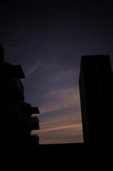 夕焼け 夕焼け 夕景,夕方,黄昏の写真素材