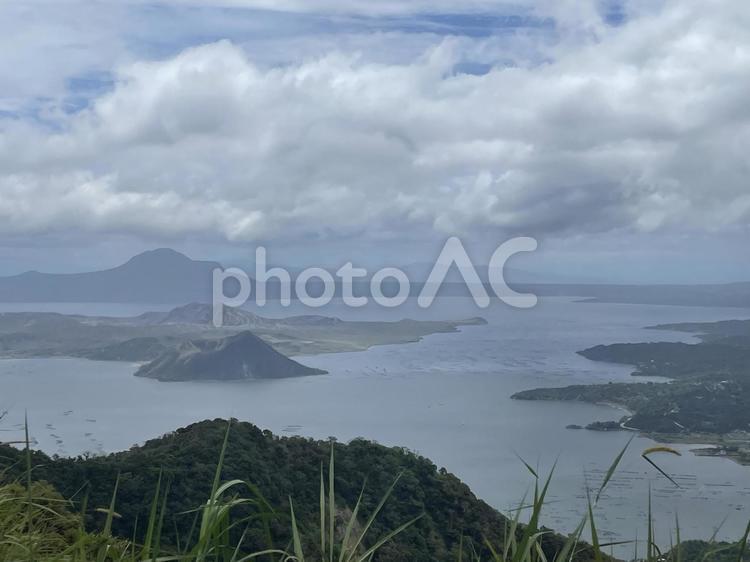 タール火山　湖　タガイタイ　フィリピン タガイタイ,タール火山,タール湖の写真素材
