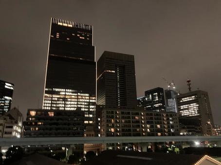 東京湾夜景 東京湾夜景の写真
