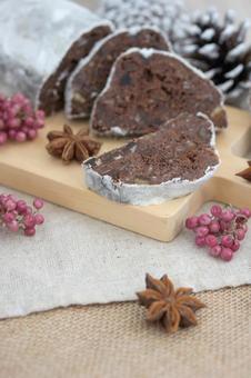 シュトーレン　ショコラ シュトーレン,シュトレン,ショコラの写真素材