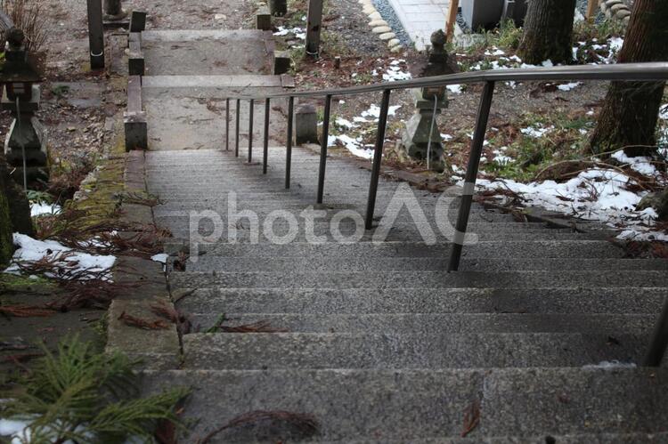 階段 神社,階段の写真素材
