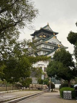 天守閣 天守閣 石垣,塀,城の写真素材