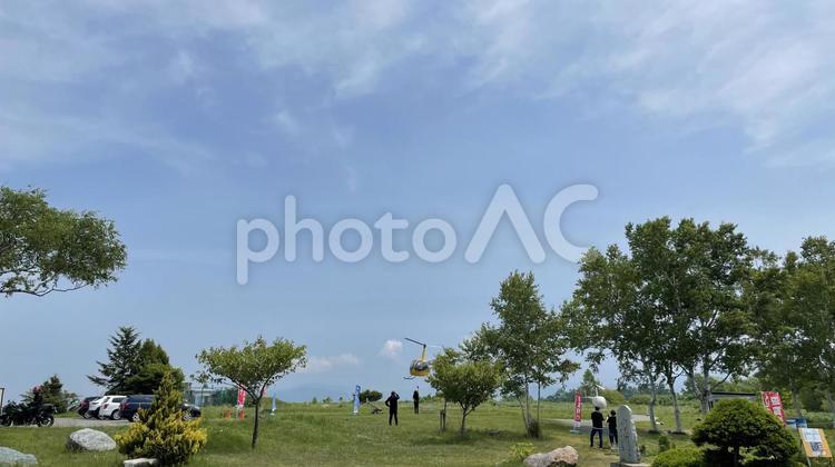 北海道の洞爺湖を一望！！「サイロ展望台」 北海道,サイロ展望台,洞爺湖の写真素材