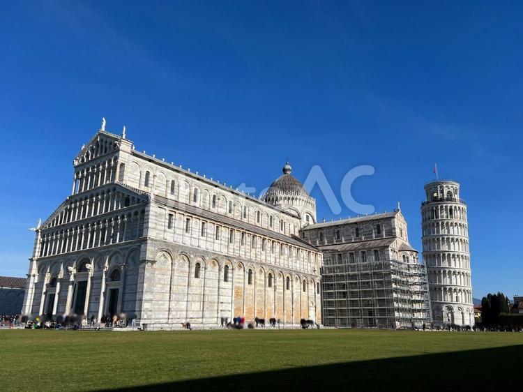 ピサ大聖堂と斜塔（イタリア） カテドラル,大聖堂,教会の写真素材