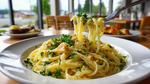 フォークで巻き上げるスパゲッティ スパゲッティ,パスタ,イタリア料理の写真素材