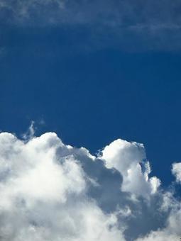 夏空 入道雲 夏空 入道雲の写真