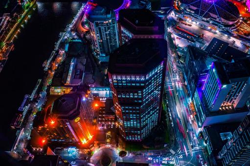 メルボルン駅の光景 メルボルン,オーストラリア,夜景の写真素材