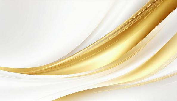 金色と白色の高級感のある生地 金色と白色の高級感のある生地の写真