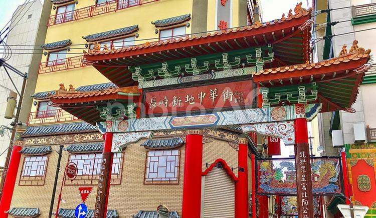 長崎、中華街 中華街,長崎,中華の写真素材