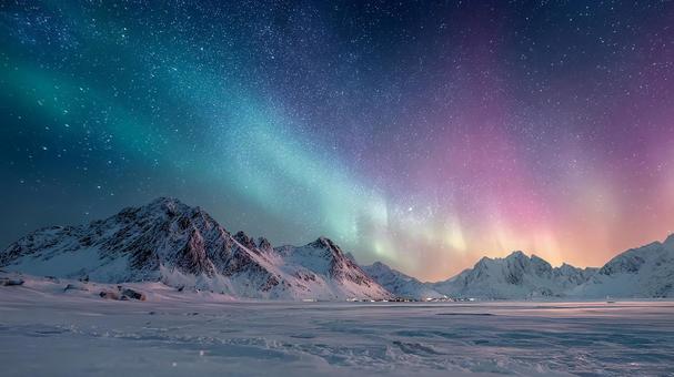 息をのむようなオーロラの絶景 息をのむようなオーロラの絶景の写真