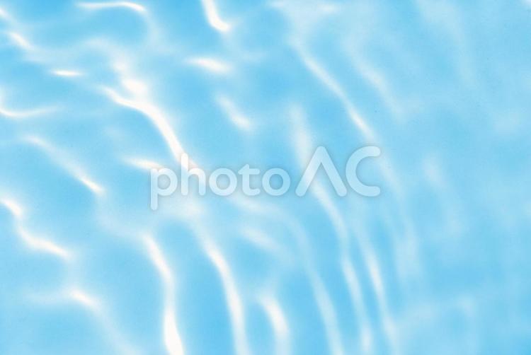爽やかな青い水のテクスチャ素材 水,青,テクスチャの写真素材