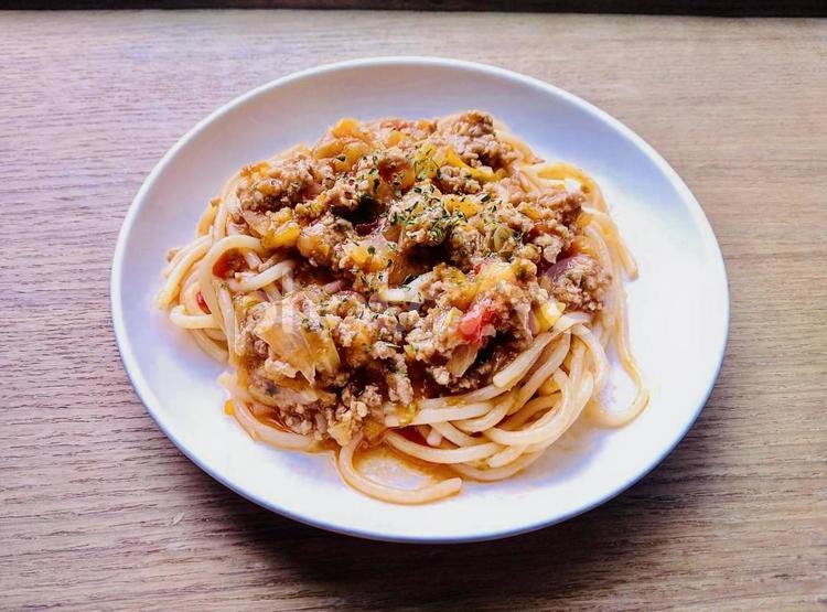 ミートソーススパゲティ ミートソーススパゲティ,みーとそーすぱすた,ミートソースの写真素材