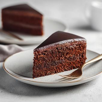 とろけるチョコレートケーキ とろけるチョコレートケーキの写真