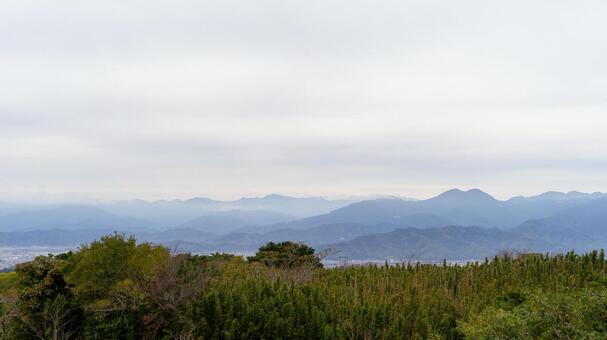 日本平8 日本平,南アルプス,竜爪山の写真素材