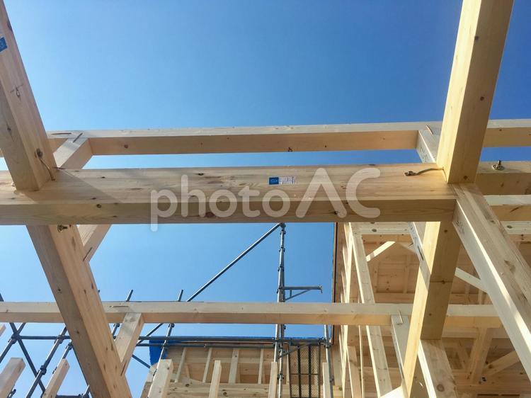 新築住宅素材 木造住宅 新築,新築住宅,木造の写真素材