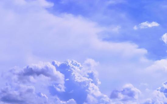 空画像・背景素材/夏の空雲・入道雲 空画像・背景素材/夏の空雲・入道雲の写真
