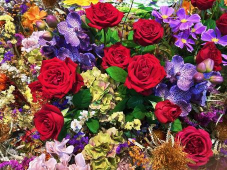 造花 造花 花,造花,ブーケの写真素材