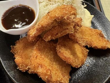 豚カツ定食② 揚げ物,カツ,豚の写真素材