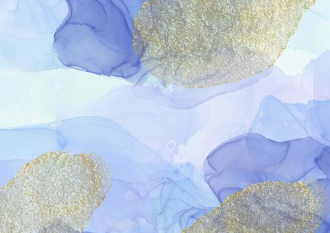 Beautiful light blue and blue alcohol ink, JPG Beautiful light blue and blue alcohol ink, JPG