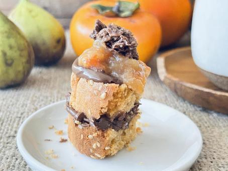 柿スイーツ 柿,パウンドケーキ,カフェの写真素材