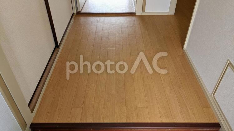 住宅の玄関前の床 玄関,部屋,リフォームの写真素材