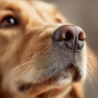 愛らしい犬の顔、鼻が主役 愛らしい犬の顔、鼻が主役の写真