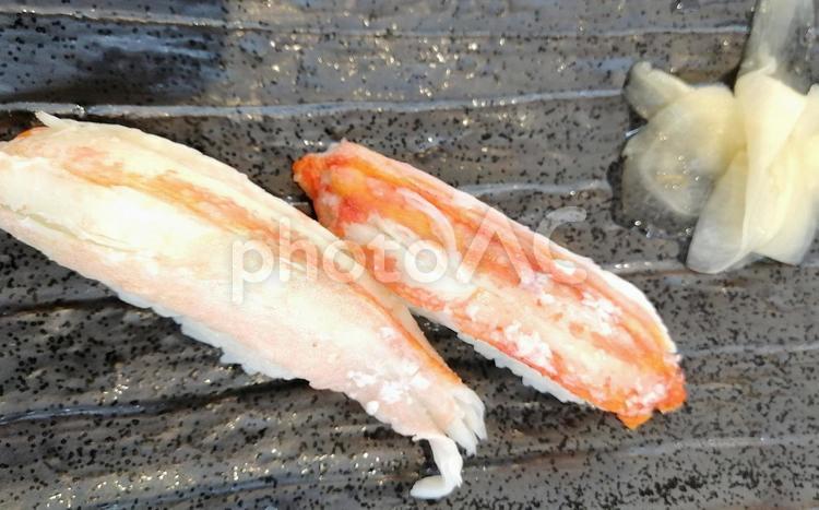 カニの握り寿司 蟹,かに,カニの写真素材