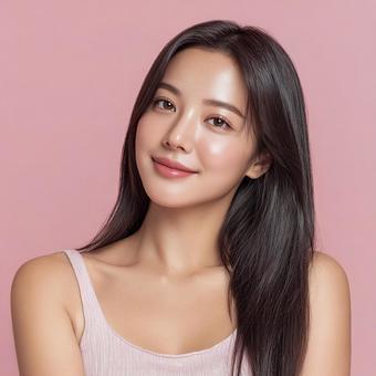 健康的な肌の若い女性 健康的な肌の若い女性の写真