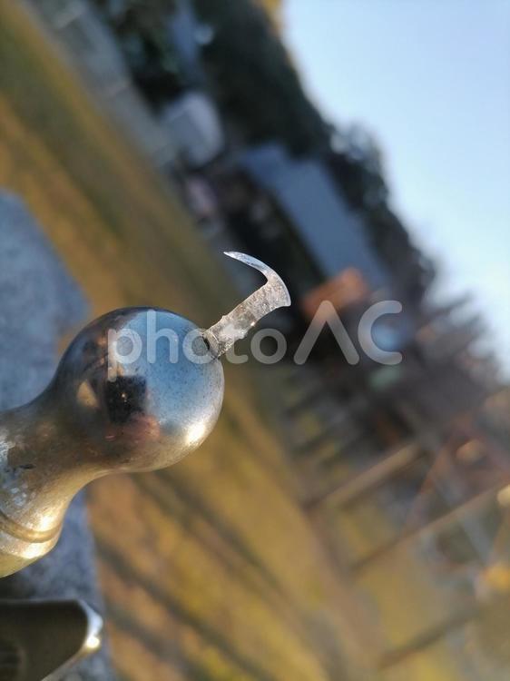 氷結の大地 ビー玉,きれい,みずみずしいの写真素材