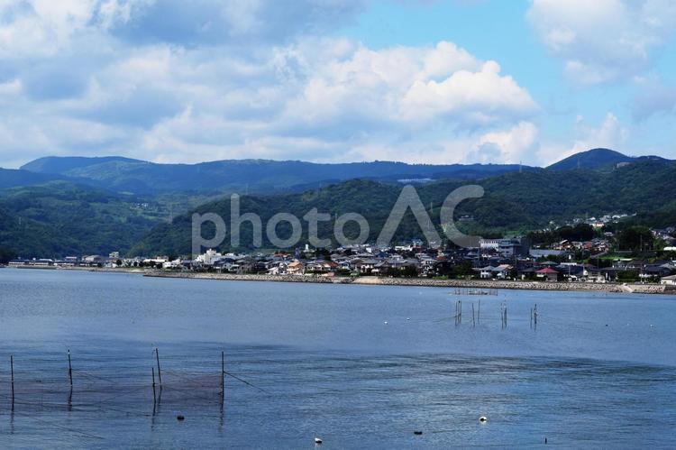 大分県日出町からの別府湾 大分県,日出,日出町の写真素材