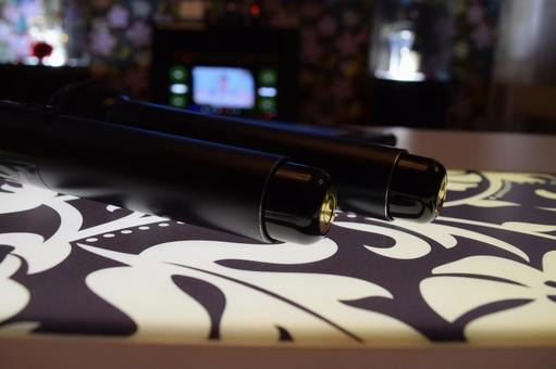 カラオケイメージ カラオケ,カラオケイメージ,カラオケマイクの写真素材