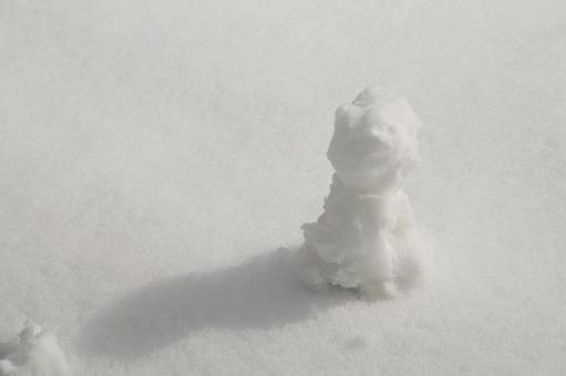 雪だるま 雪だるまの写真