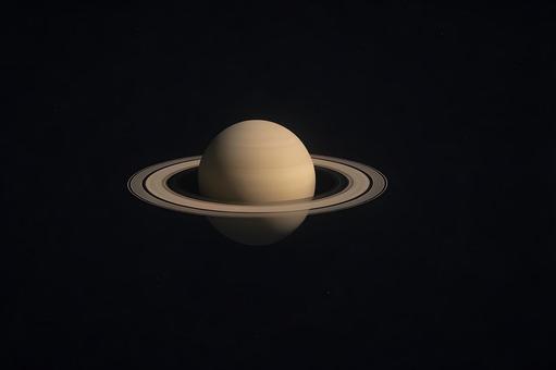 静寂の土星 静寂の土星の写真