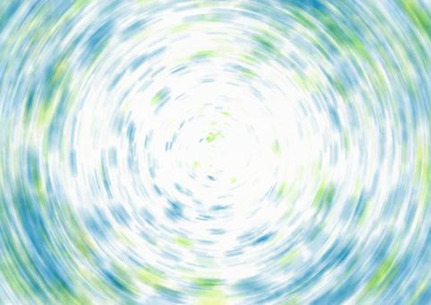 背景 点 回る 回転 新緑 幻想的 緑 背景 点 回る 回転 新緑 幻想的 緑 水彩,水彩画,水彩画風の写真素材