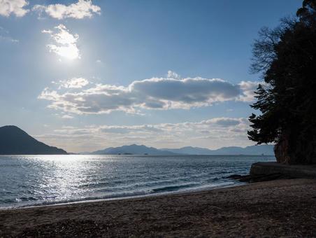 海岸 海岸 海岸,砂浜,波の写真素材