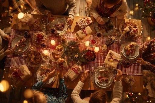 クリスマスパーティの写真