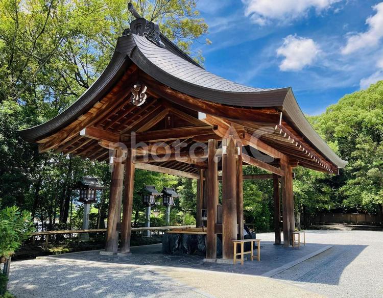 橿原神宮　手水舎 橿原神宮,かしはら神宮,奈良県橿原市の写真素材