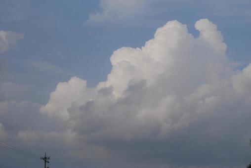 ふわふわ雲の写真