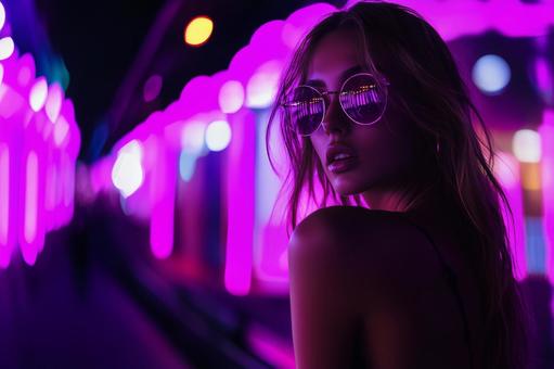 ギャルモデルの写真