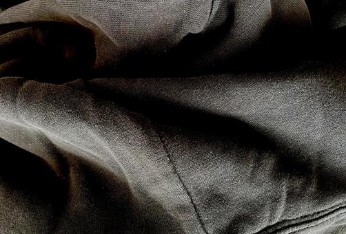 黒い布の背景素材の写真