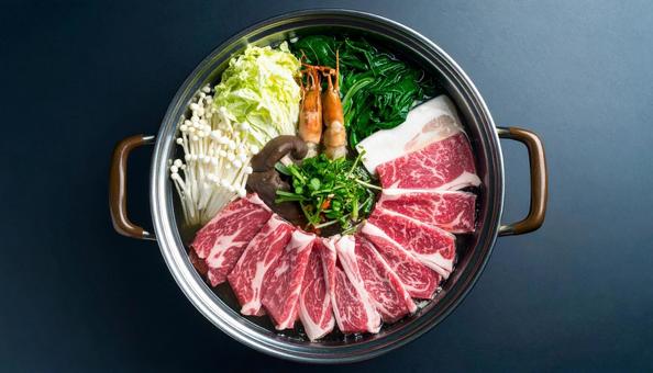 牛肉のしゃぶしゃぶ 牛肉のしゃぶしゃぶの写真