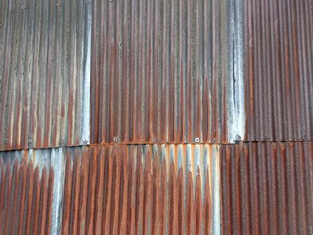 サビたトタン サビ,トタン,古いの写真素材